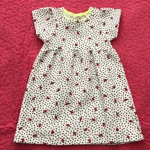 Zara Strawberry 🍓 Polka Dot Dress